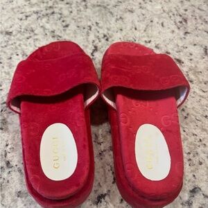 Gucci Vibrant Red Footwear